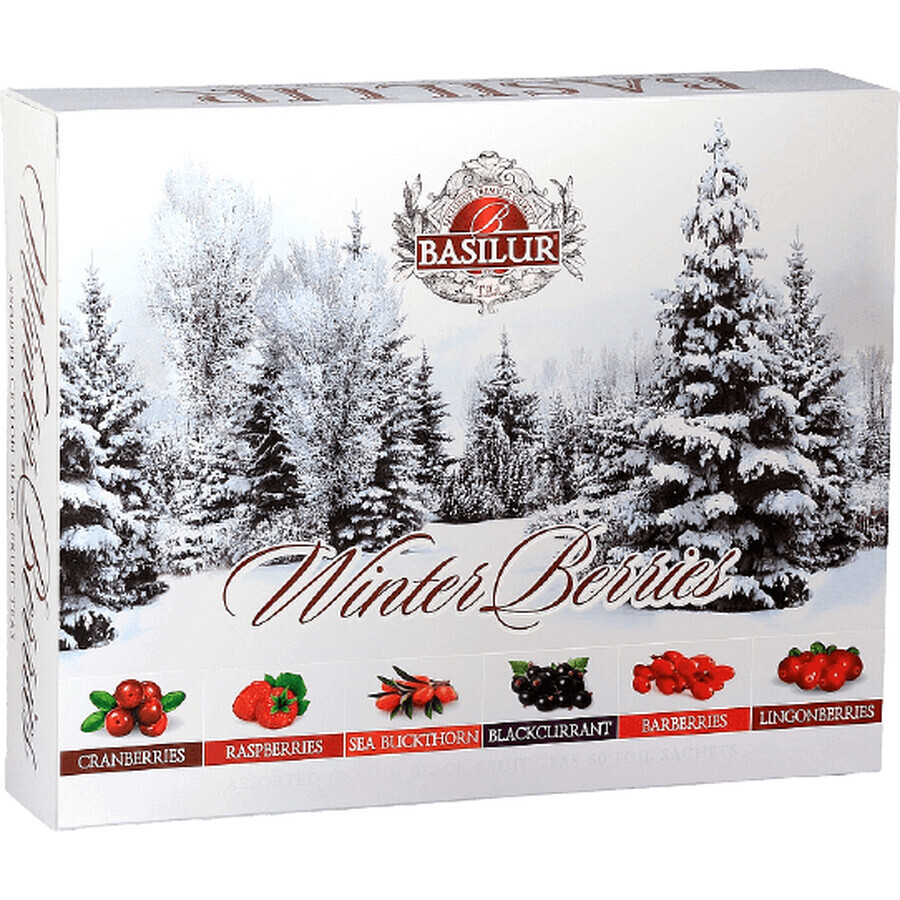 Basilur Bacche invernali Confezione assortita 120 g buste gastro 60 pz.