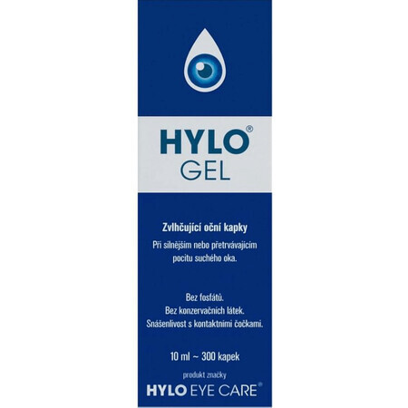 Hylo Eye Care Hylo Gel Gotas Oftálmicas para refrescar los ojos cansados 10 ml