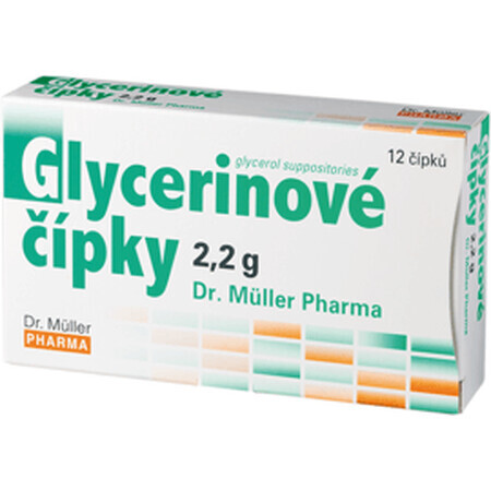 Muller Glycer.suppositories 2,2g 12 pcs