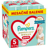 Pañales Pampers Premium Care, talla 5, 12kg-17kg 102 unidades