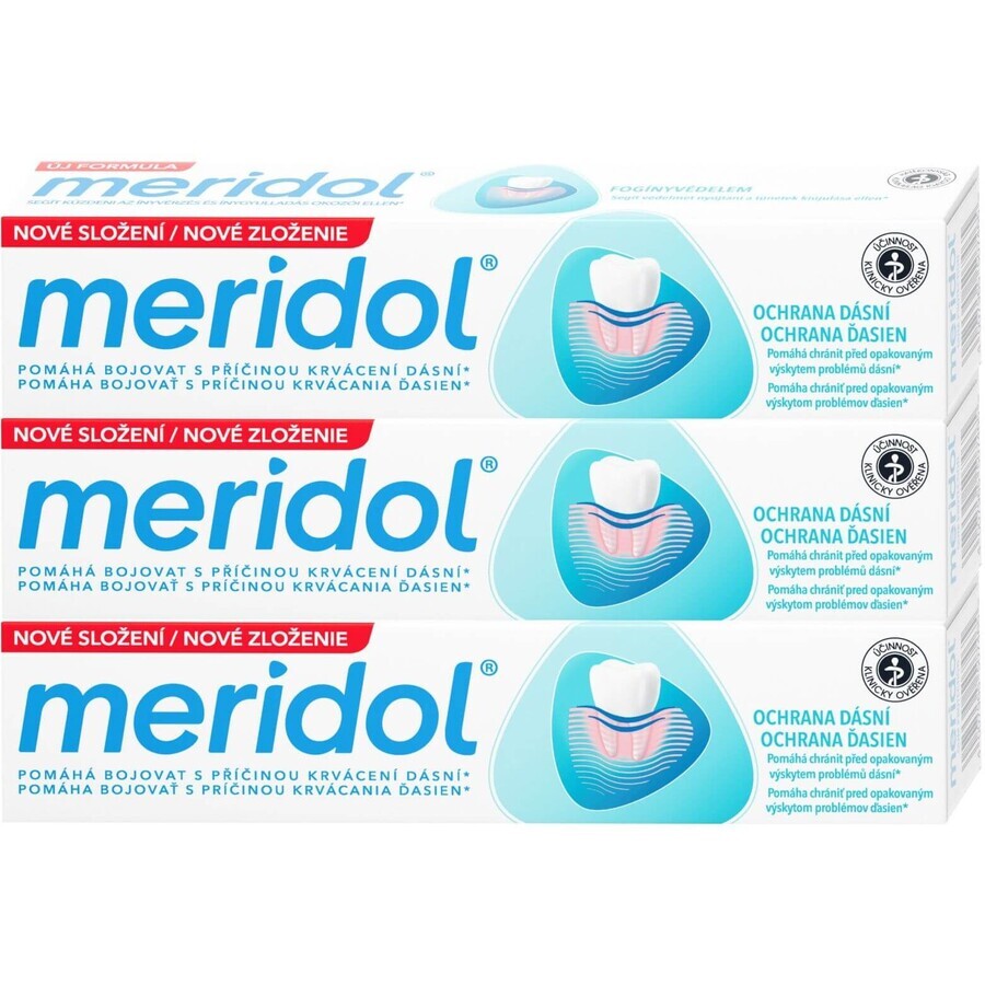 Meridol Gum Protection Pasta dentífrica 3 x 75 ml