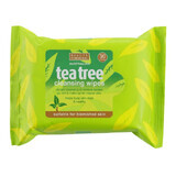 BeautyFormulas Facial cleansing wipes with tea tree 30 pieces