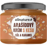 Allnature Pindacrème met cashewnoten, zout en karamel 220 g