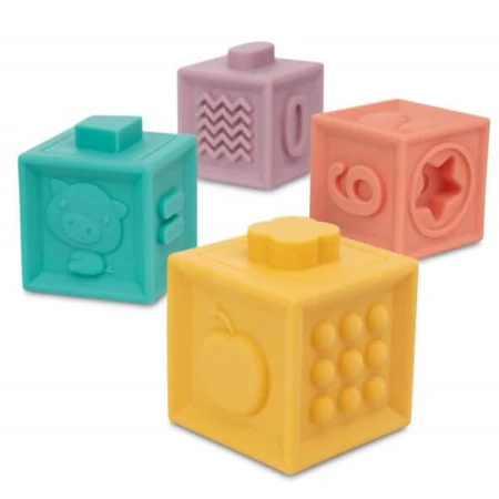 Soft sensory play cubes for children Canpol 12 pcs