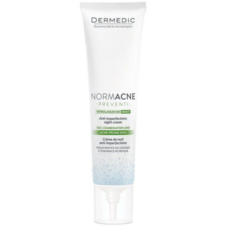 Dermedic Normacne - Crema notte contro gli inestetismi della pelle 40 ml