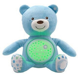 Chicco Teddy Bear Lullaby cu proiector și muzică Baby Bear First Dreams - albastru 0m+