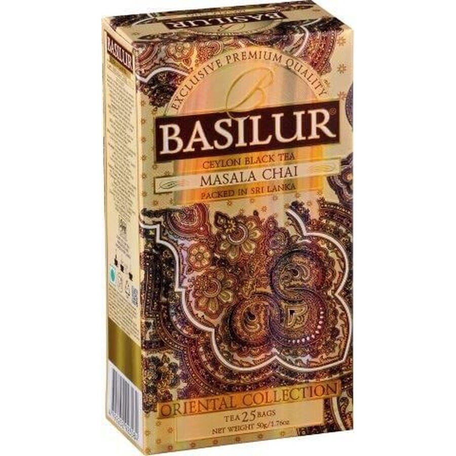 Basilur Orient Masala Chai Chai sobres sin envasar 25 x 2 g