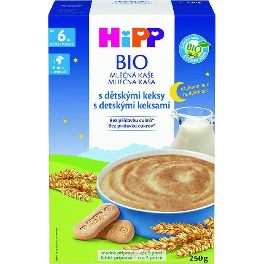 HiPP BIO Papilla de Noche con Galletas 250 g
