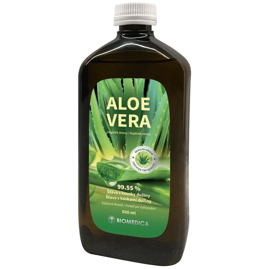 Biomedica Aloe Vera Saft 99,55% 500 ml