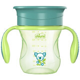 Chicco Mug Perfect 360 cu mânere verde 12m+ 200 ml