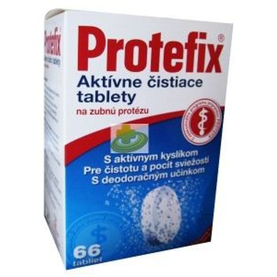 Protefix Active Comprimidos Limpiadores de Prótesis 66 unid.