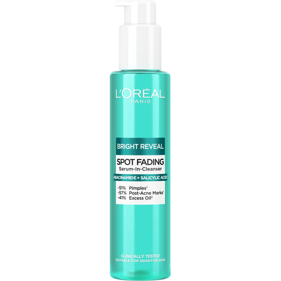 L'Oréal Paris Bright Reveal Gel de curățare împotriva petelor întunecate, 150 ml