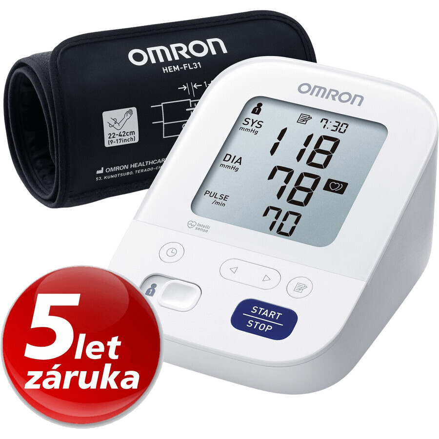 Omron Tonometer mit M3 AC-Netzteil