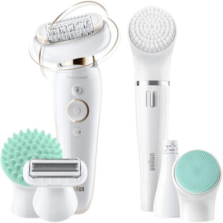 Braun Silk-épil 9 Flex 9-300 Epiliergerät für Frauen Schönheitsset