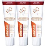 Elmex Anti-Caries Protection Professional Toothpaste 3 x 75 ml