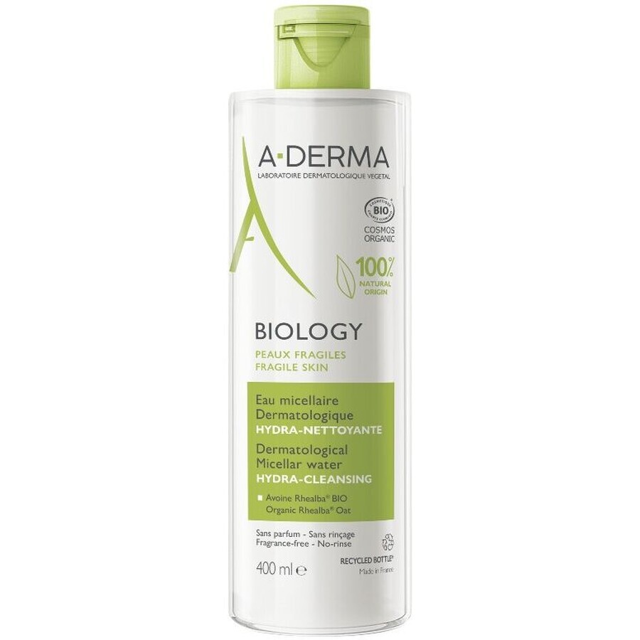 A-Derma BIOLOGY Apă micelară dermatologică 400 ml