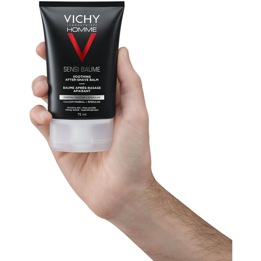 Vichy Homme Sensi-Baume Bálsamo para después del afeitado para pieles sensibles 75 ml