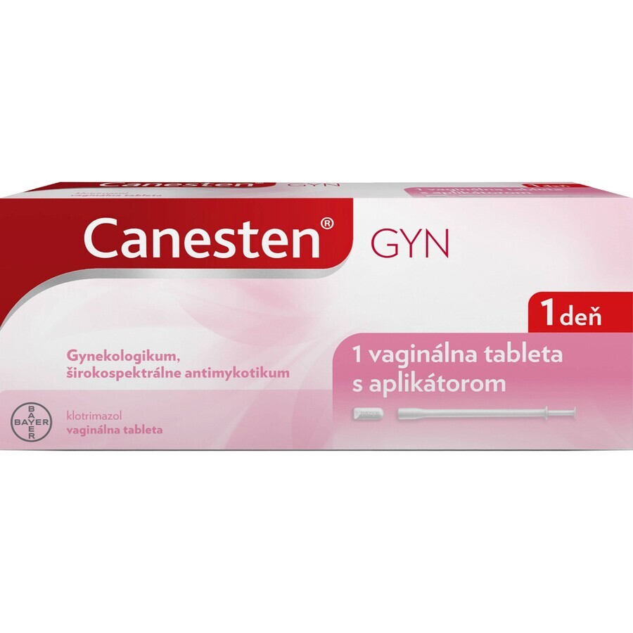 Canesten GYN 1 día 500 mg, 1 comprimido