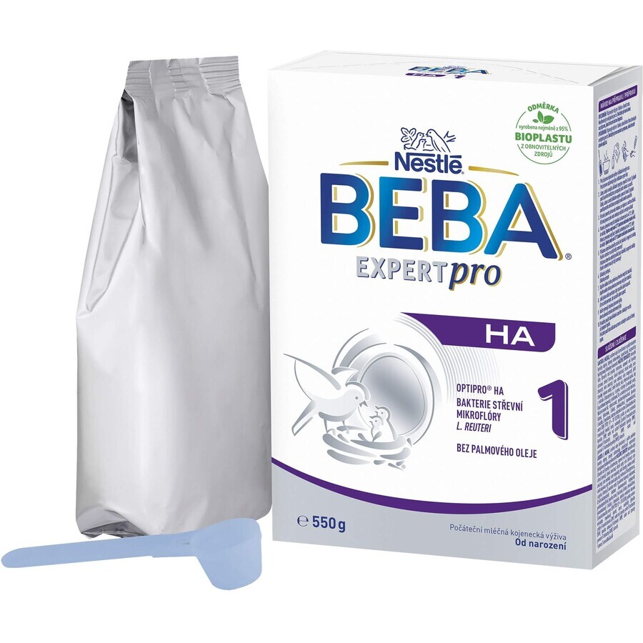 Nestlé Beba Expertpro HA 1, formulă pentru sugari, de la naștere, 550 g