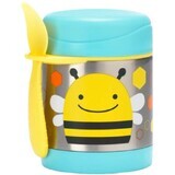 Termo con tenedor Skip Hop Zoo Food - Bee 12m+ 325 ml