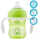 Chicco CHICCO Tasse d'apprentissage Transition avec poignées 200 ml vert 4 m+ 200 ml