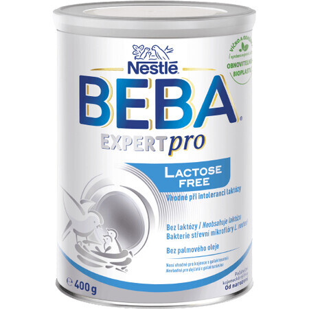 Nestlé Beba ExpertPro Fórmula infantil sin lactosa 400 g