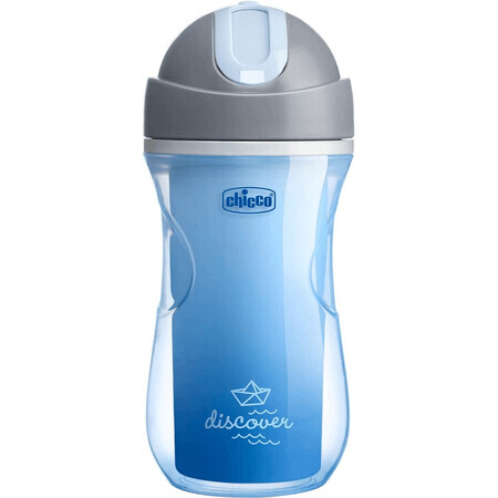 Chicco Mug Sport termo cu pai albastru 14m+ 266 ml