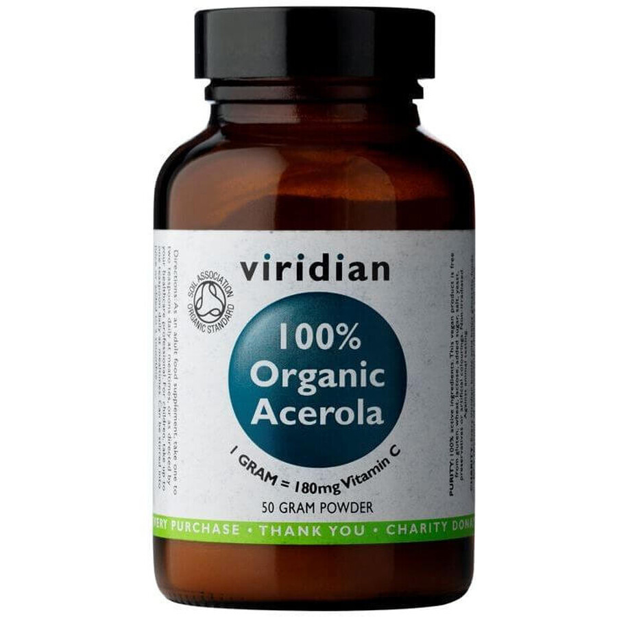 Viridian Acerola ecológica 50 g