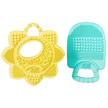 Mordedor Bright Starts Sunny Soothers 3m+ 2 pcs