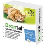 Drontal for cats tablets 2 tablets