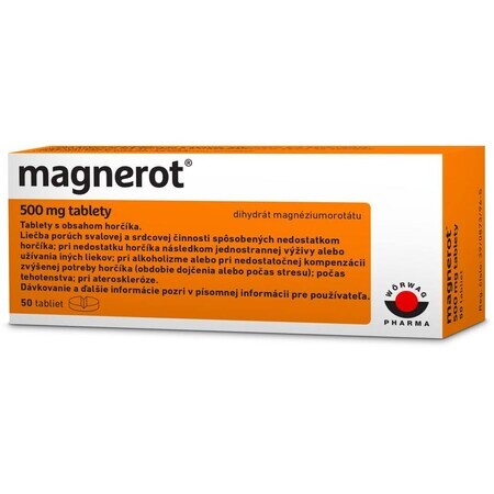 Magnerot Nitrato de magnesio 50 comprimidos