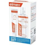 Elmex Caries Protection colutorio 400ml + Caries Protection pasta dentífrica 75ml