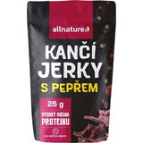 Allnature Wildschwein Jerky mit Pfeffer 25 g