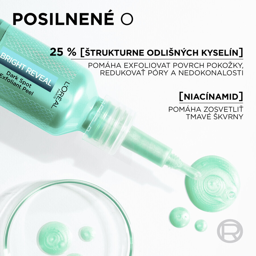 L'Oréal Paris Bright Reveal peeling esfoliante contro le macchie scure 25 ml