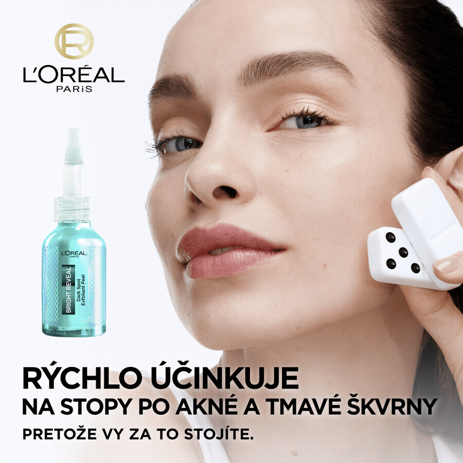 L'Oréal Paris Bright Reveal peeling esfoliante contro le macchie scure 25 ml