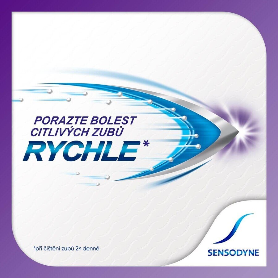 Sensodyne Dentifricio per denti sensibili Rapid 3 x 75 ml