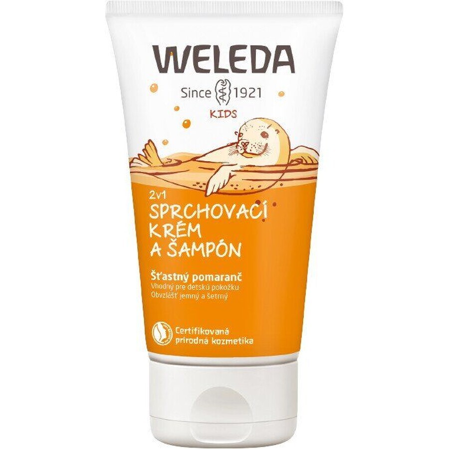 Weleda Happy Orange 2-in-1 Shower Cream and Shampoo 150 ml