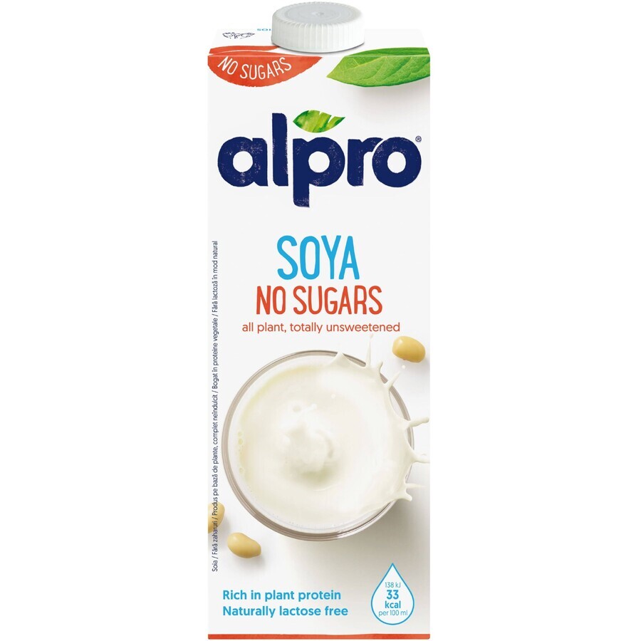 Alpro unsweetened soy drink 1 l