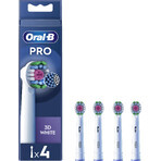 Oral-B Pro 3D White têtes de remplacement 4 pcs