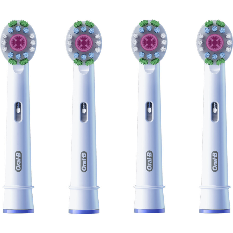 Oral-B Pro 3D White têtes de remplacement 4 pcs