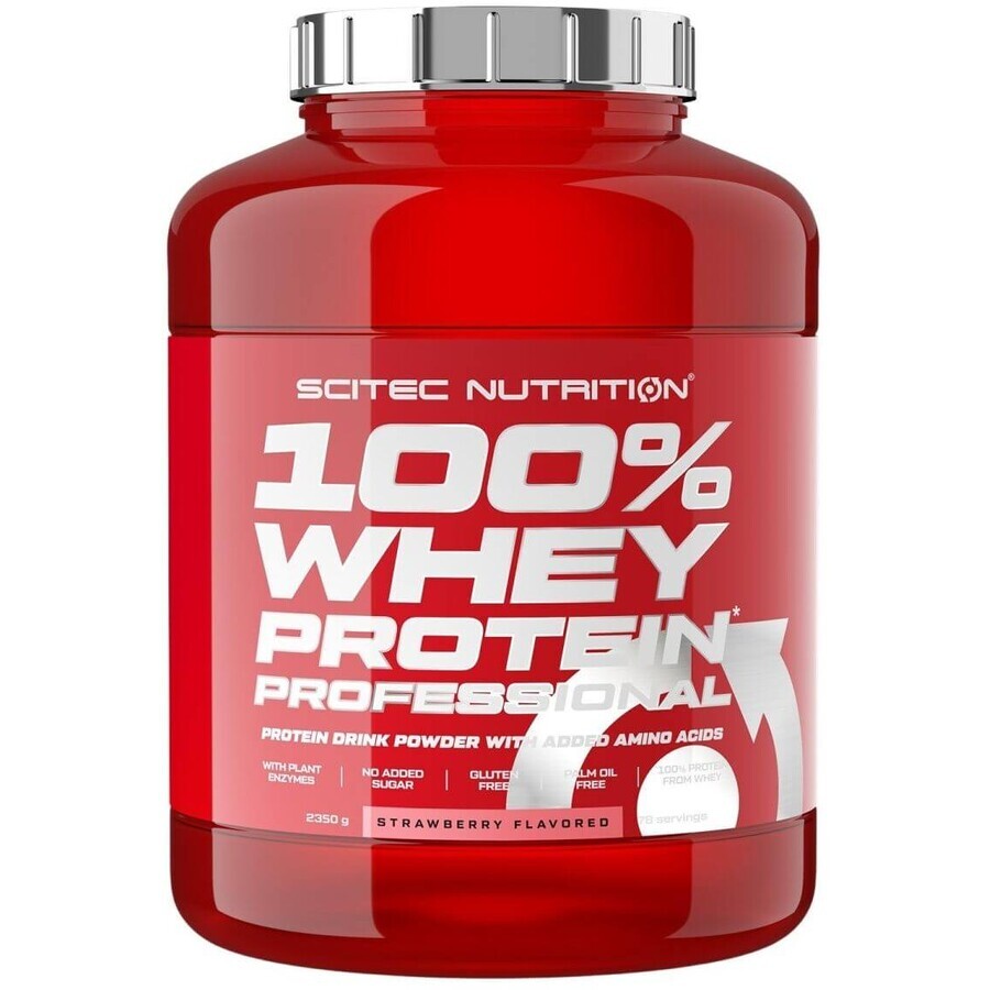 Scitec Nutrition 100% Whey Protein Professional Fresa 2350 g