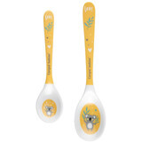 Canpol babies Melamine spoons Exotic animals yellow 2 pieces