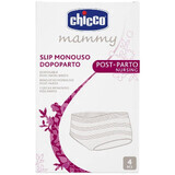 Chicco Postpartum Mesh Mesh Elastic Briefs 4 pcs