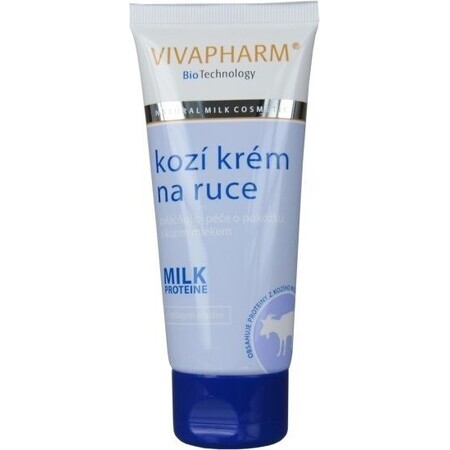 Vivapharm Crème pour les mains au collagène de chèvre 100 ml