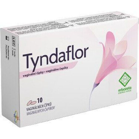 Tyndaflor supositorios vaginales 10 x 2 g