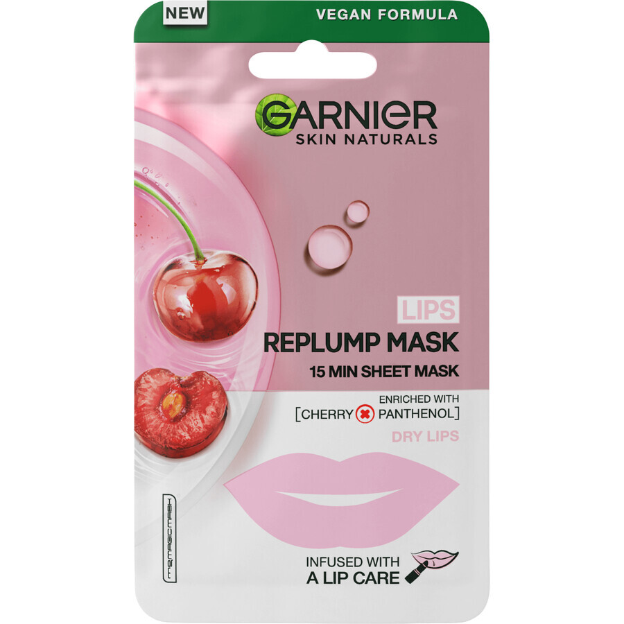 Garnier Skin Naturals Lippenmaske mit Kirschextrakt 5 g