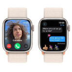 Apple Watch Series 9 GPS 41mm Aluminiumgehäuse mit Sportarmband, starlight