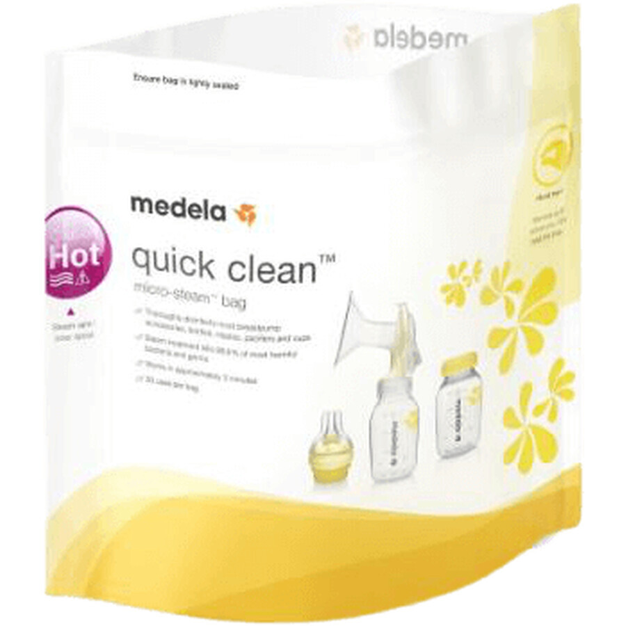 Medela Quick Clean Bolsas de limpieza para microondas 5 uds.