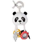 Canpol bambini sensoriale bambini appeso appeso da viaggio Panda Panda giocattolo con clip BabiesBoo clip