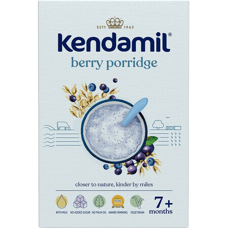 Kendamil Milk porridge with berries 7m+ 150 g